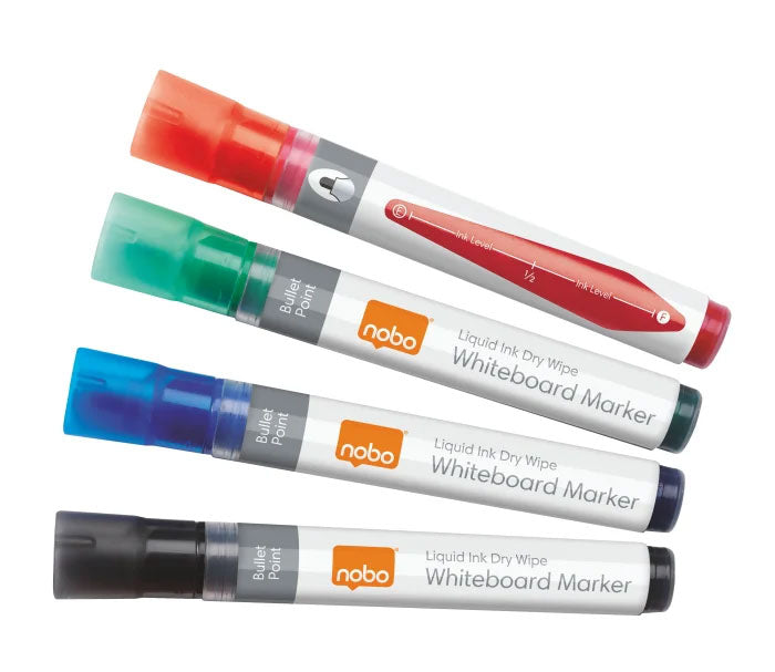 MARKER CU CERNEALA LICHIDA 4/SET NOBO