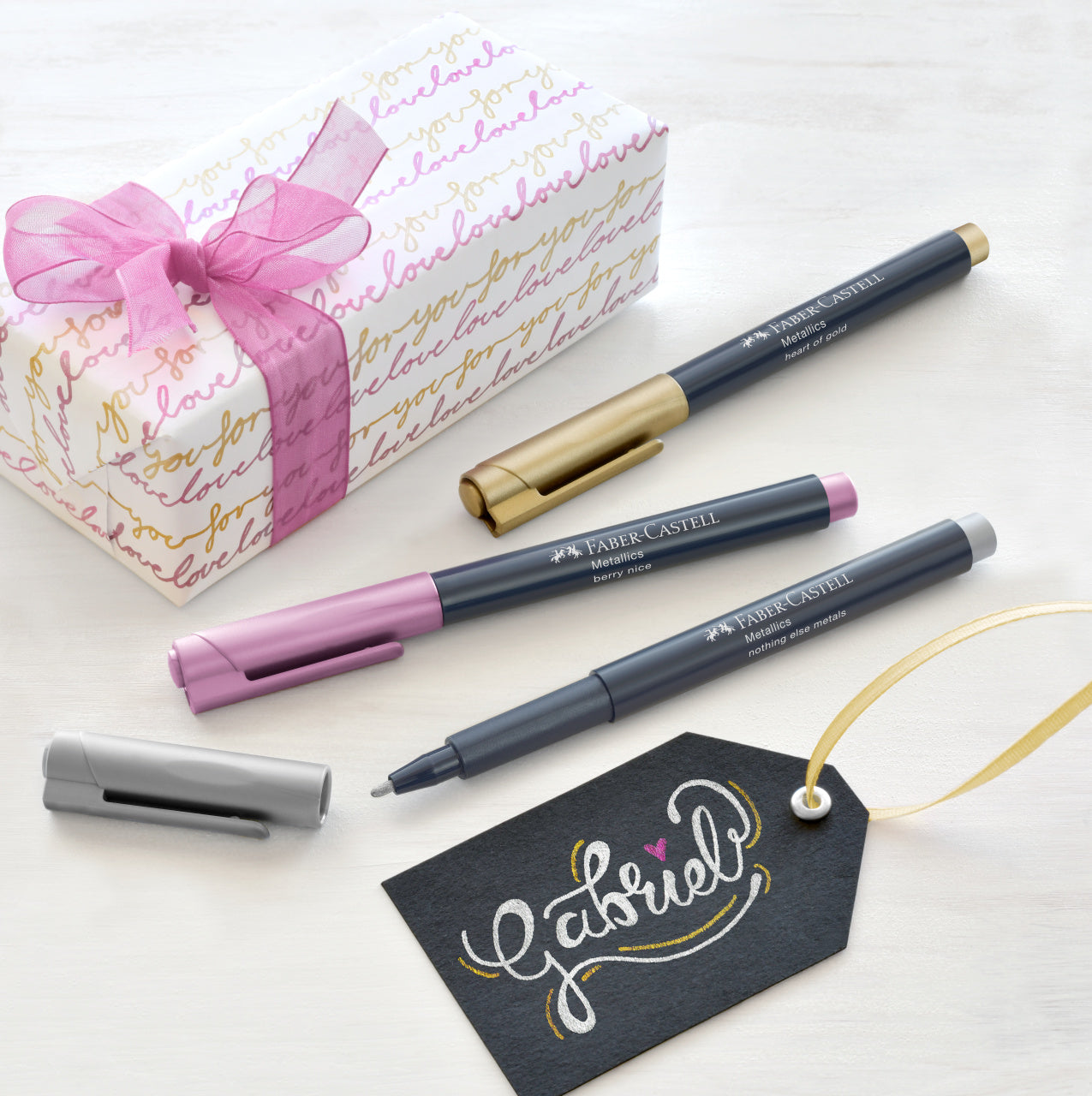MARKER METALLICS SET 6 BUC FABER-CASTELL