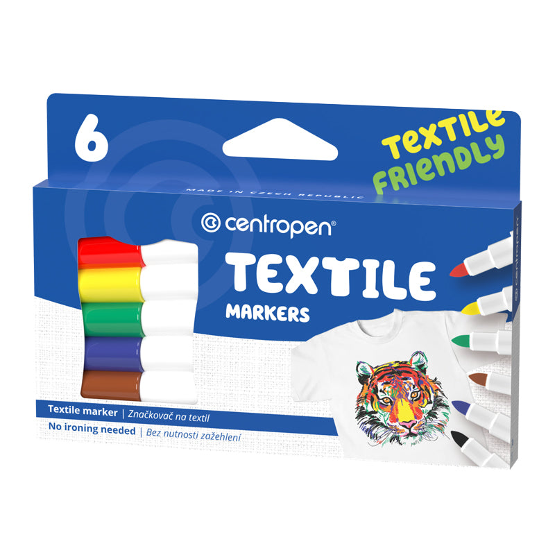 MARKER PENTRU TEXTILE 6/SET 2739 CENTROPEN