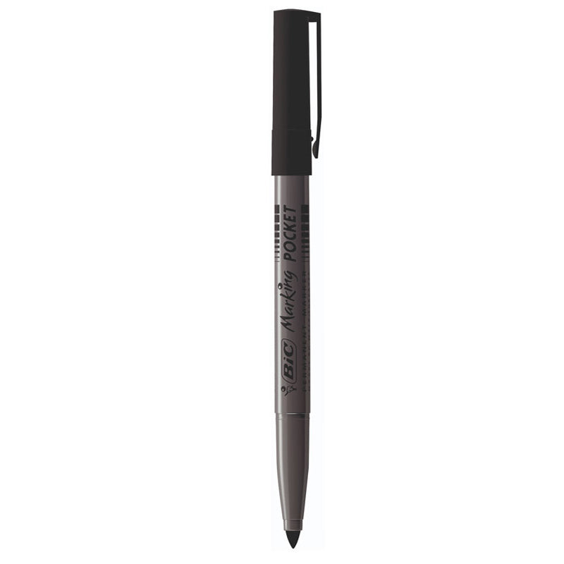 MARKER PERMANENT NEGRU 1.0MM 1445 BIC
