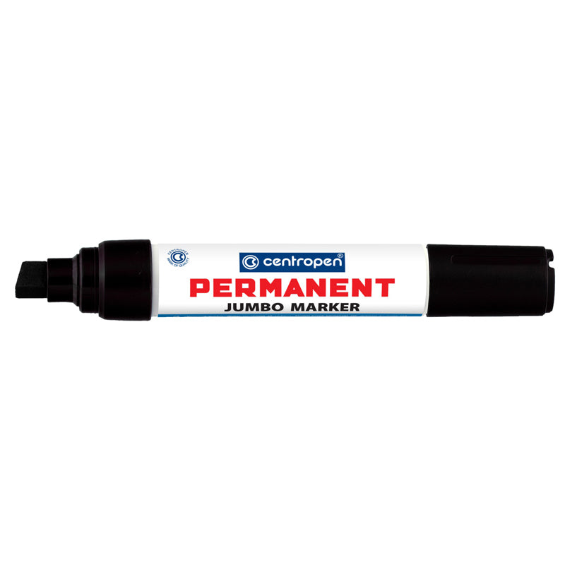 MARKER PERMANENT NEGRU JUMBO 2-10MM 9110 CENTROPEN