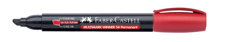 MARKER PERMANENT ROSU VARF TESIT MULTIMARK WINNER 54 2024 FABER CASTELL