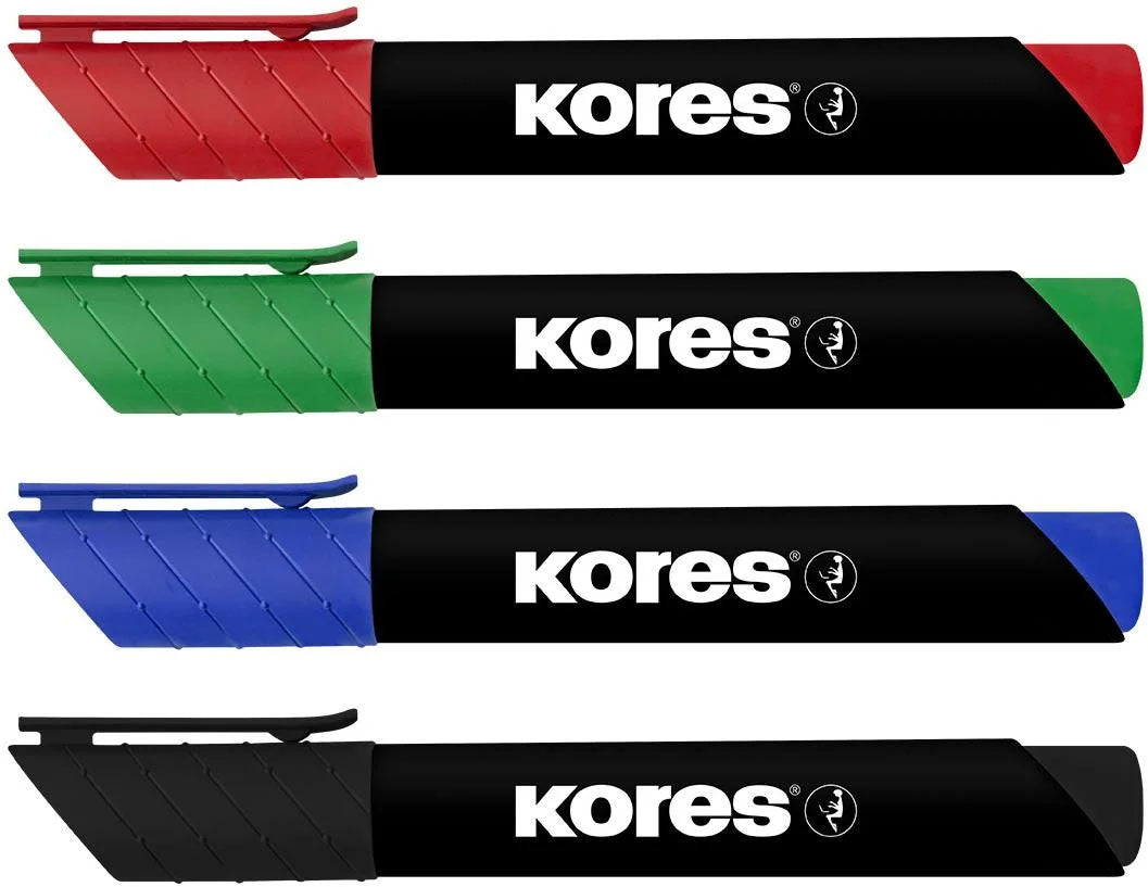 MARKER PERMANENT SET 4 3MM ECO KORES