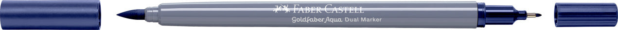 MARKER SOLUBIL 2 CAPETE GOLDFABER ALBASTRU INDIAN 247 FABER-CASTELL