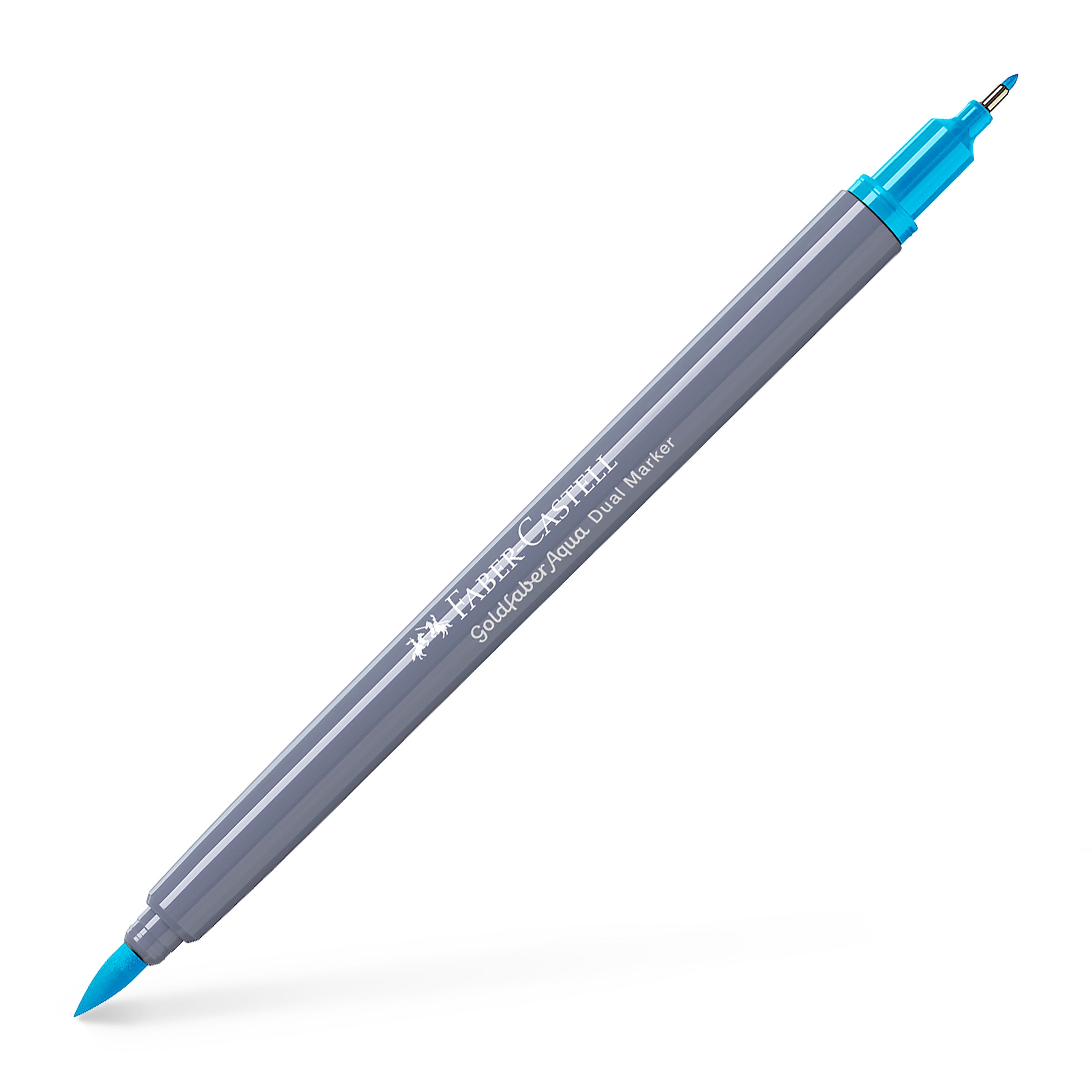 MARKER SOLUBIL 2 CAPETE GOLDFABER ALBASTRU MANGAN 245 FABER-CASTELL