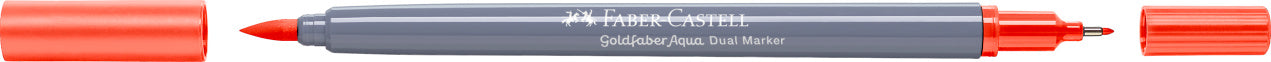 MARKER SOLUBIL 2 CAPETE GOLDFABER PORTOCALIU CAMIUM INCHIS 115 FABER-CASTELL