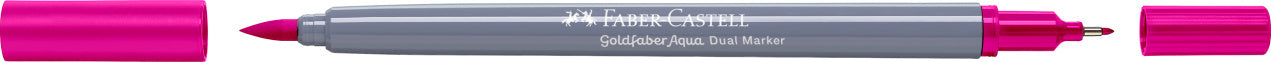 MARKER SOLUBIL 2 CAPETE GOLDFABER ROZ PURPURIU MEDIU 125 FABER-CASTELL