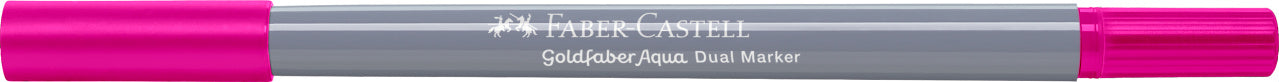 MARKER SOLUBIL 2 CAPETE GOLDFABER ROZ PURPURIU MEDIU 125 FABER-CASTELL