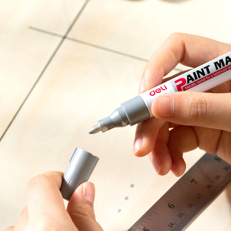 MARKER VOPSEA ARGINTIU 2 MM DELI