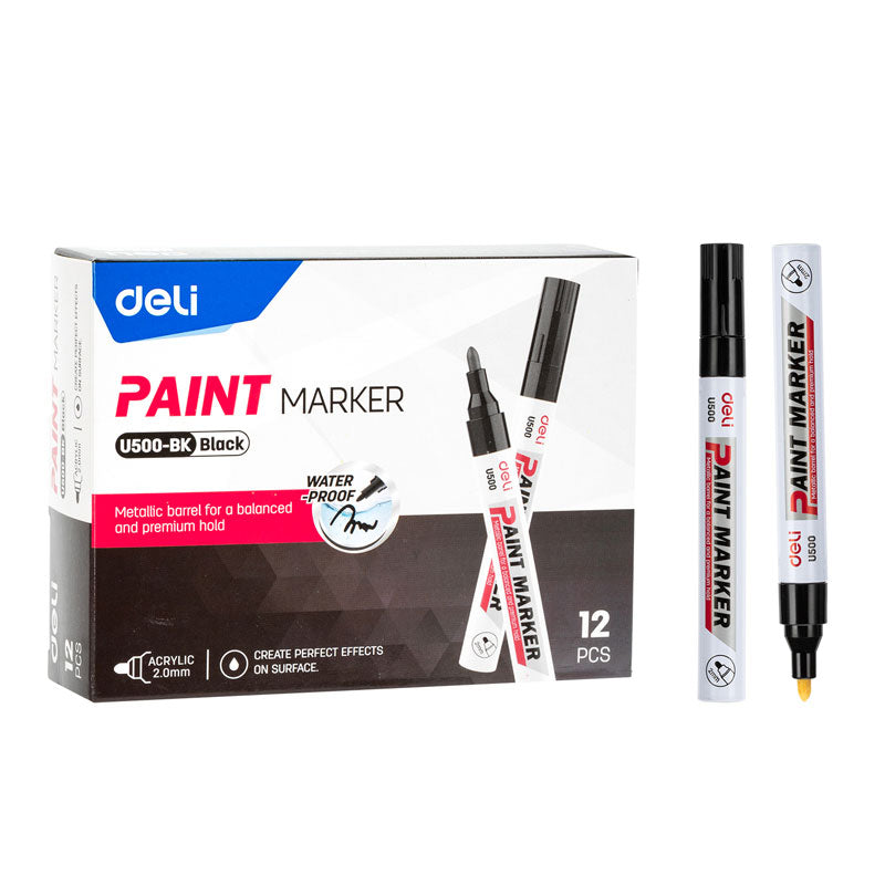 MARKER VOPSEA NEGRU 2 MM DELI