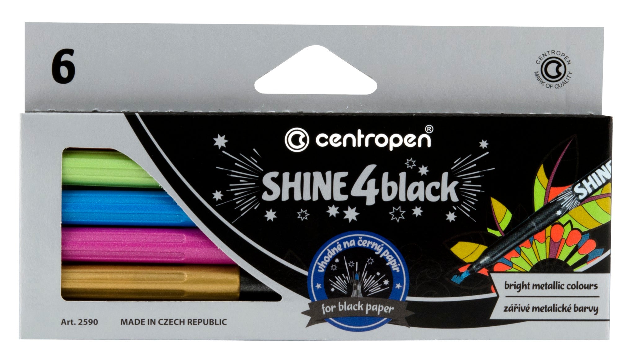 MARKERE PERMANENTE CREATIVE SLIM 6/SET CENTROPEN