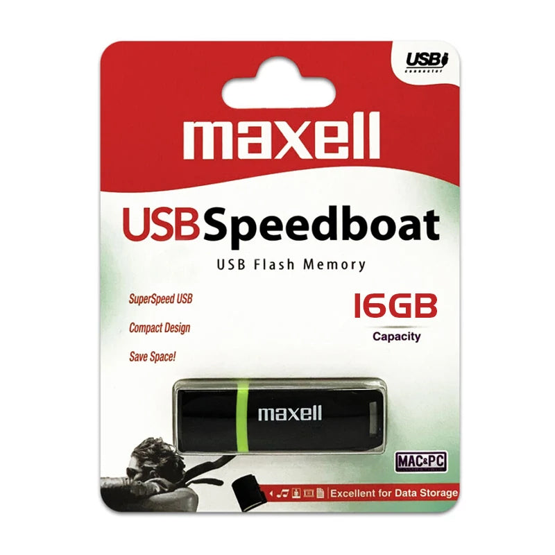 MEMORIE USB 16GB SPEEDBOAT USB 2.0 MAXELL