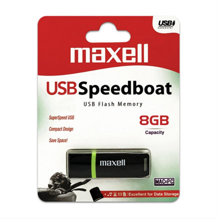 MEMORIE USB 8GB SPEEDBOAT USB 2.0 MAXELL