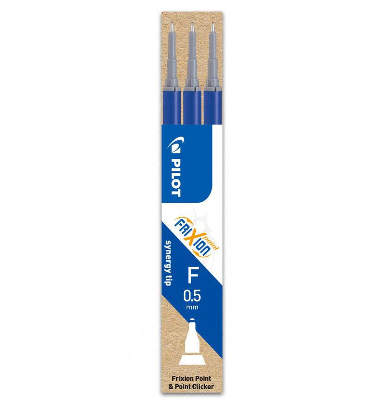 MINA ROLLER 0.5MM ALBASTRA POINT 3/SET FRIXION PILOT