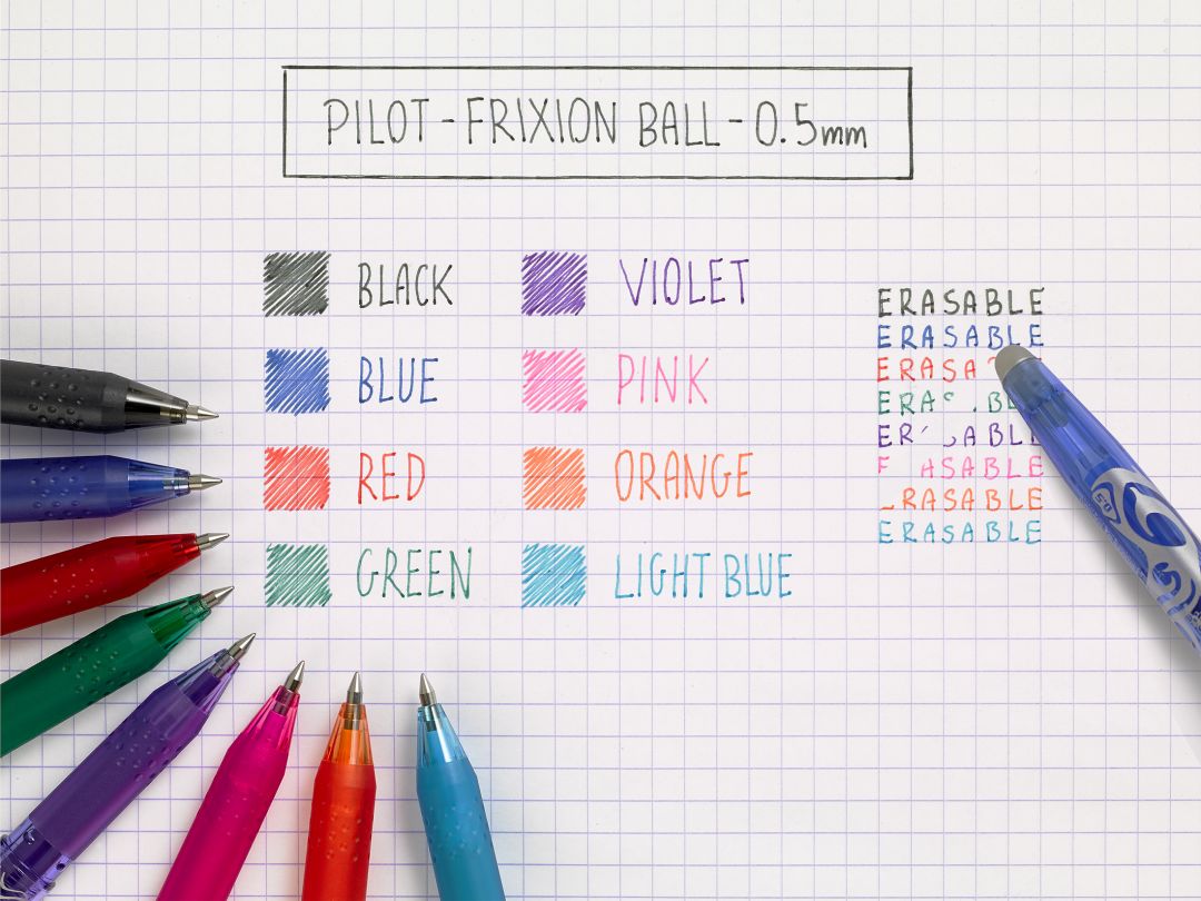 MINA ROLLER 0.5MM ROSIE 3/SET FRIXION PILOT
