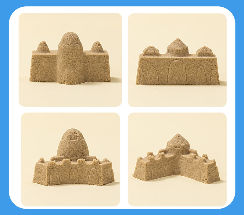 NISIP KINETIC GALETUSA 500G + 6 FORME MODELAJ GALBEN DELI