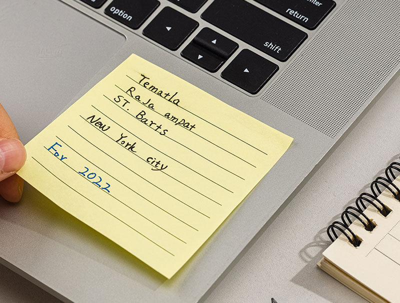 NOTES ADEZIV 76 x 76 MM 4 x 25 FILE R-V-G-A LINIAT DELI