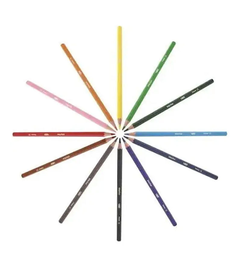PACHET MIXT CREIOANE COLORATE SI CERATE + CARIOCI BIC
