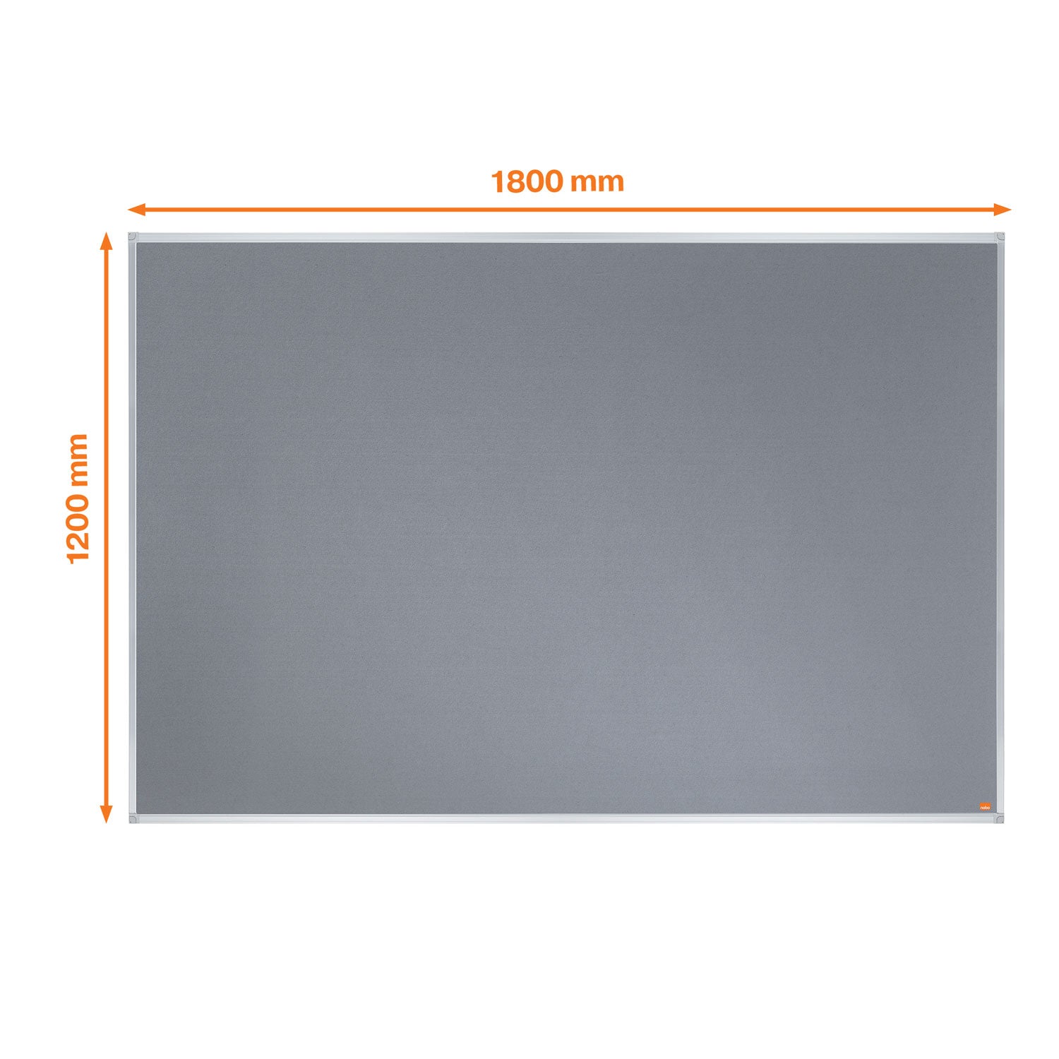 PANOU TEXTIL 180 x 120 CM GRI ESSENTIALS NOBO