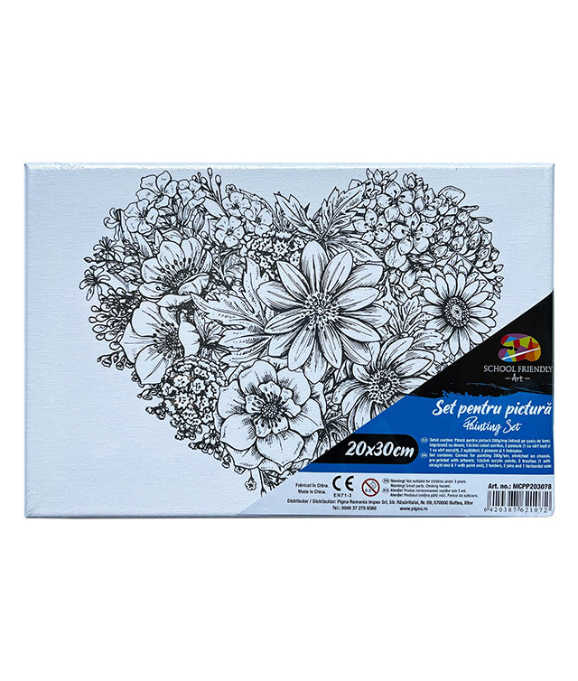 PANZA PREDESENATA PE SASIU 20*30CM FLORI SF ART PIGNA