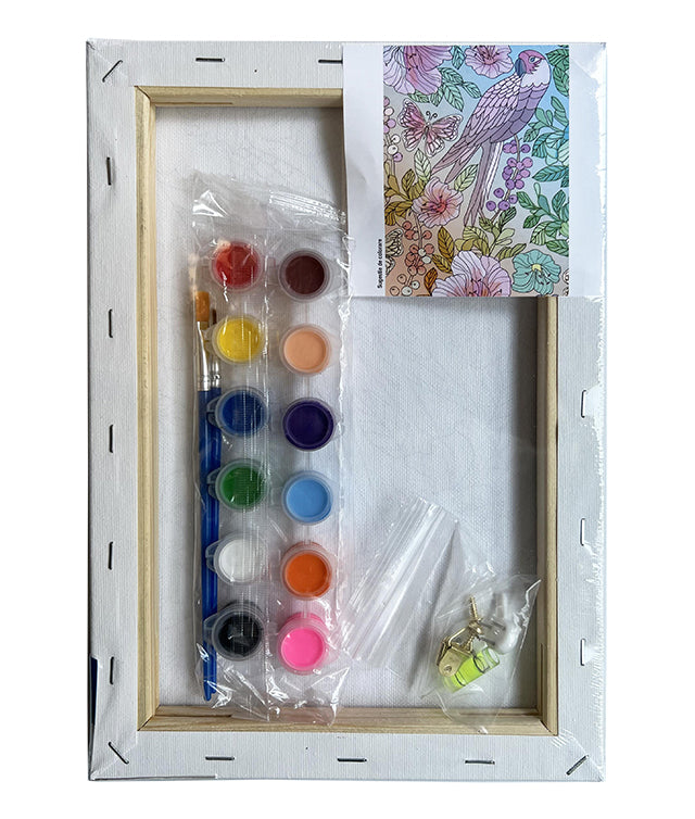 PANZA PREDESENATA PE SASIU 20*30CM PAPAGAL SF ART PIGNA