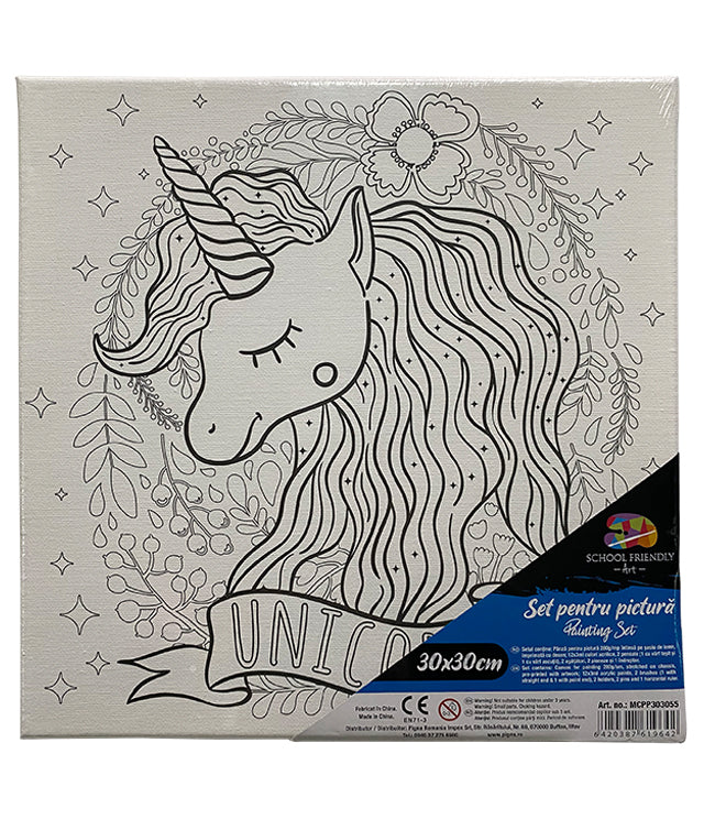 PANZA PREDESENATA PE SASIU 30 x 30 CM UNICORN SF ART PIGNA