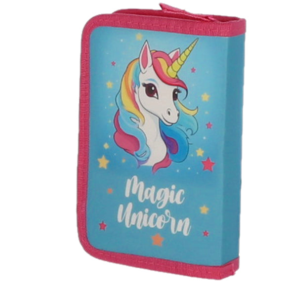 PENAR ECHIPAT 31 PIESE 1 FERMOAR 2 EXTENSII UNICORN ALBASTRU PIGNA