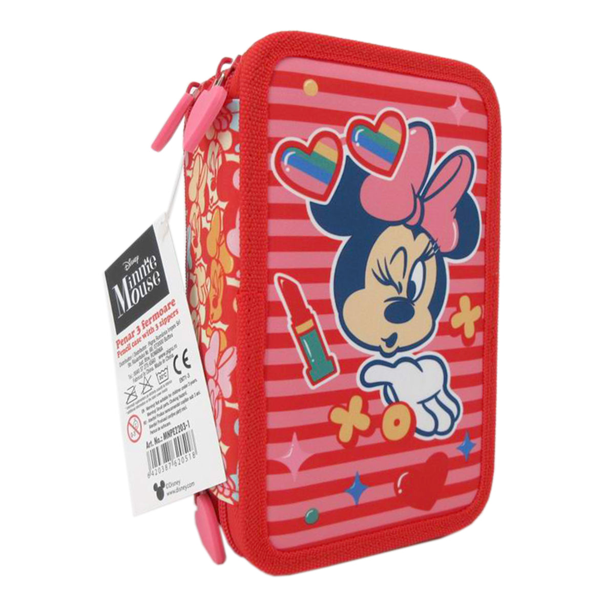 PENAR NEECHIPAT 3 FERMOARE MINNIE MOUSE OOPS ROSU PIGNA