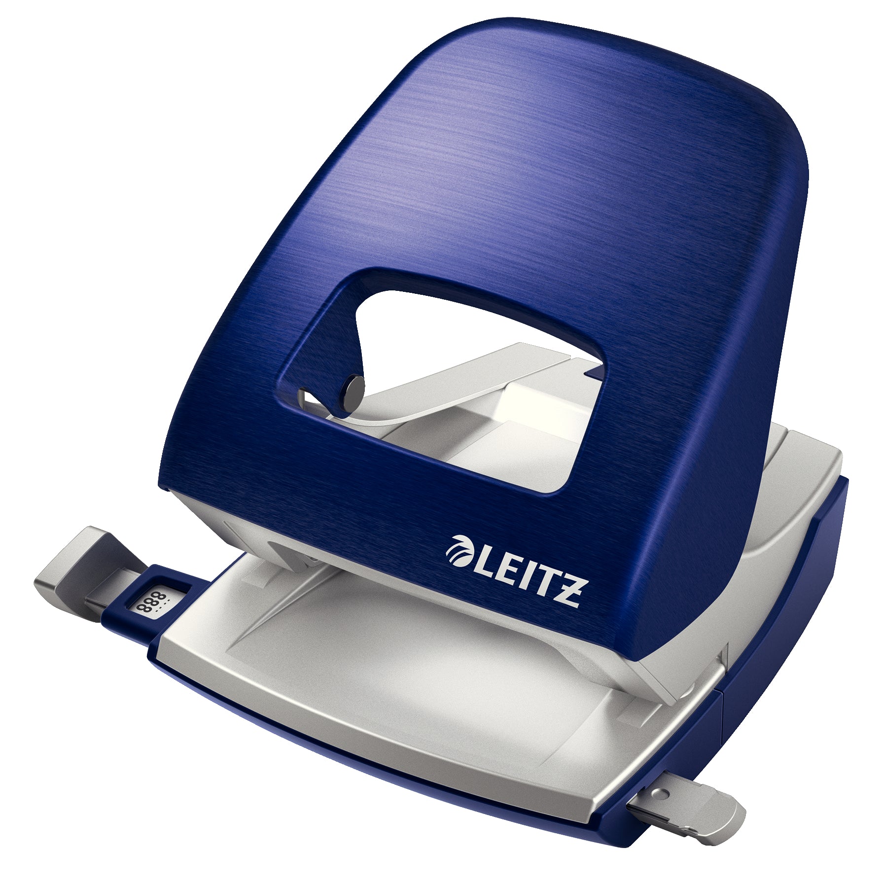 PERFORATOR 30 COLI MODEL 5006 METALIC ALBASTRU-VIOLET STYL LEITZ