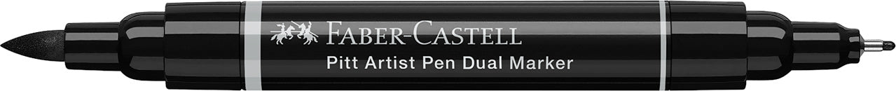 PITT ARTIST PEN DUAL MARKER NEGRU 199 FABER-CASTELL
