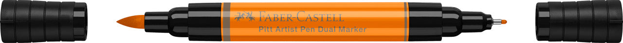PITT ARTIST PEN DUAL MARKER PORTOCALIU GLAZURAT 113 FABER-CASTELL