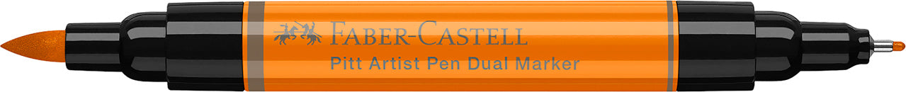 PITT ARTIST PEN DUAL MARKER PORTOCALIU GLAZURAT 113 FABER-CASTELL