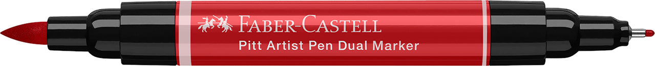 PITT ARTIST PEN DUAL MARKER ROSU INTENS 219 FABER-CASTELL