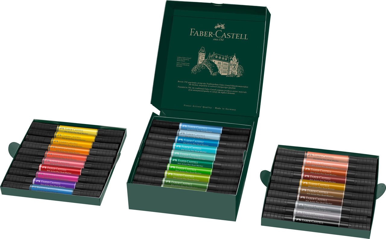 PITT ARTIST PEN DUAL MARKER SET 30 BUCATI FABER-CASTELL