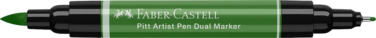 PITT ARTIST PEN DUAL MARKER VERDE OLIV PERMANENT 167 FABER-CASTELL