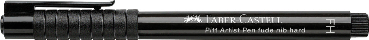 PITT ARTIST PEN FUDE HARD FH NEGRU FABER-CASTELL