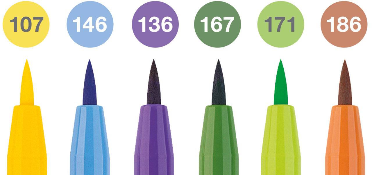 PITT ARTIST PEN SET 6 BUC CULORI VARA 2022 FABER-CASTELL