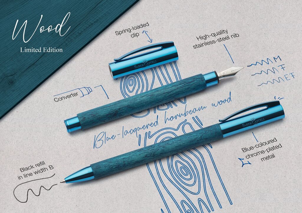 PIX AMBITION BLUE WOOD FABER-CASTELL