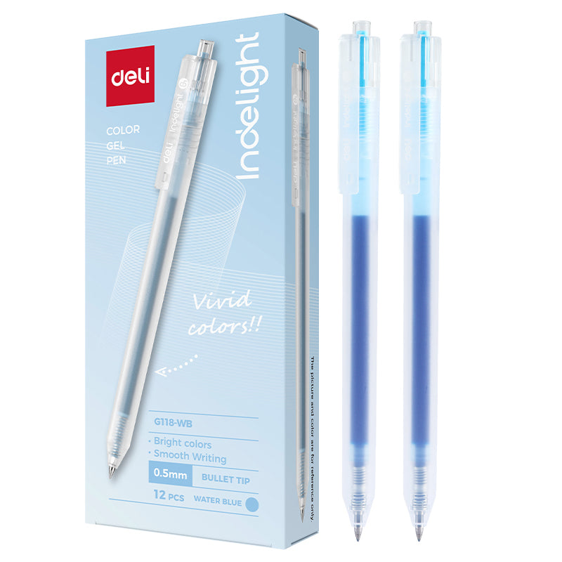 PIX CU GEL CU MECANISM 0.5MM BLEU DELI