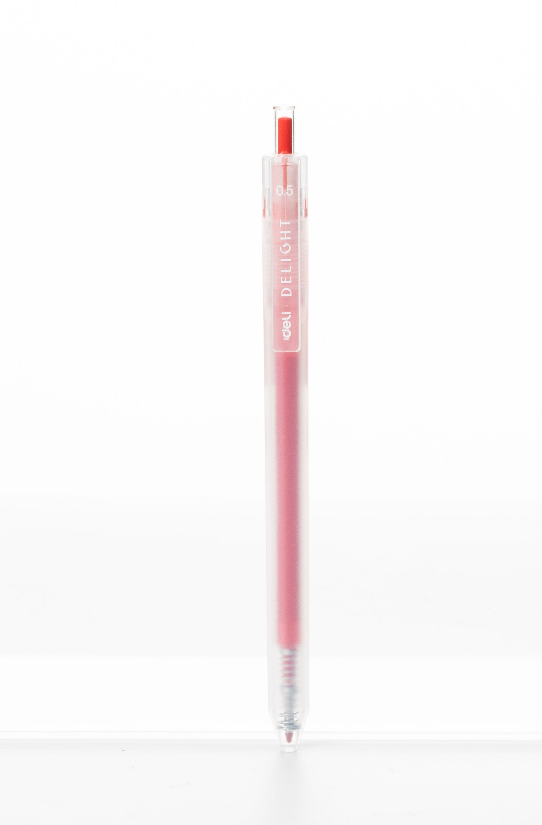 PIX CU GEL CU MECANISM 0.5MM ROSU DELIGHT DELI