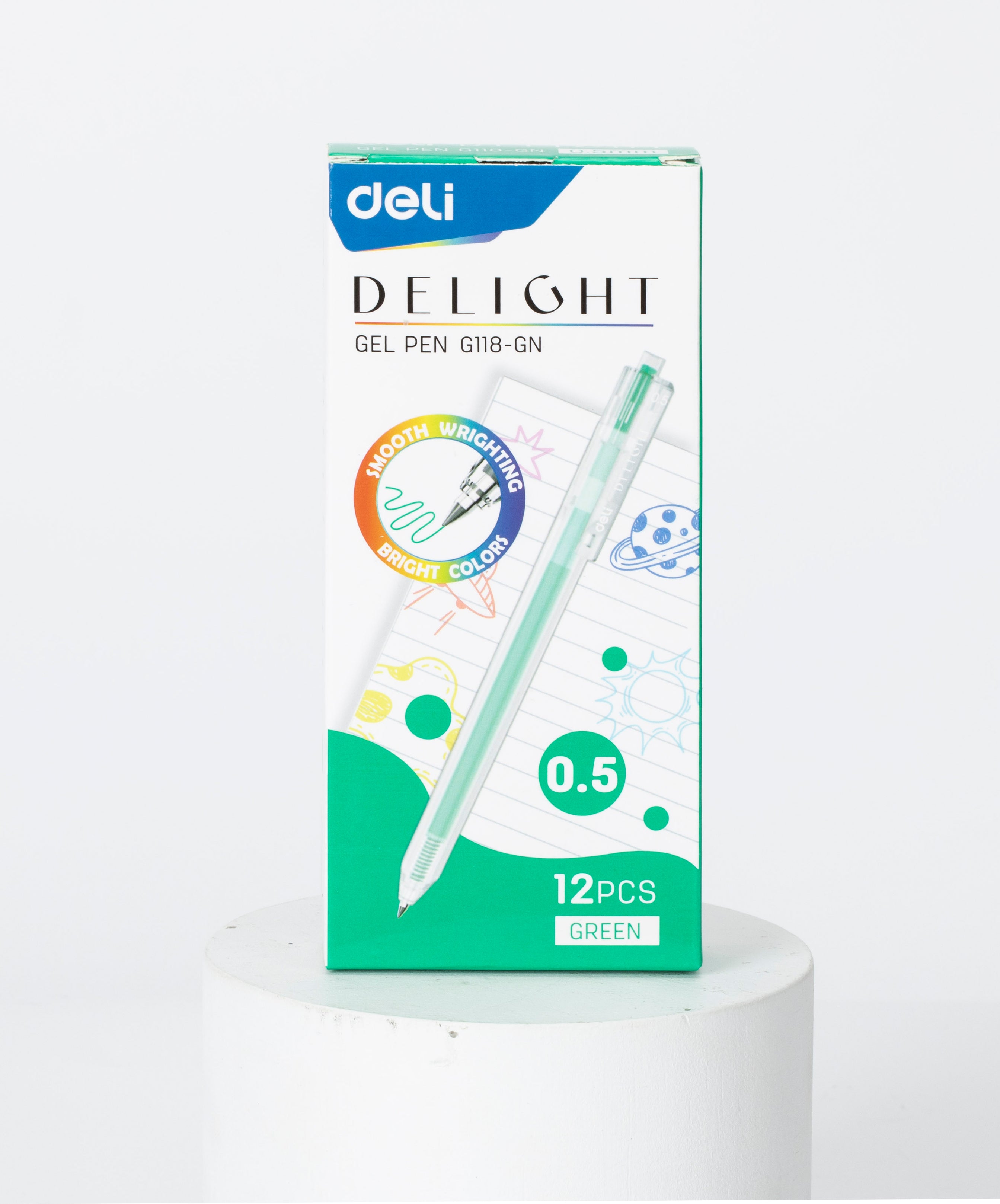 PIX CU GEL CU MECANISM 0.5MM VERDE DELIGHT DELI