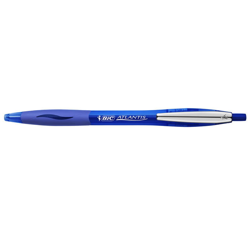 PIX CU MECANISM ALBASTRU ATLANTIS CLIC SOFT BIC