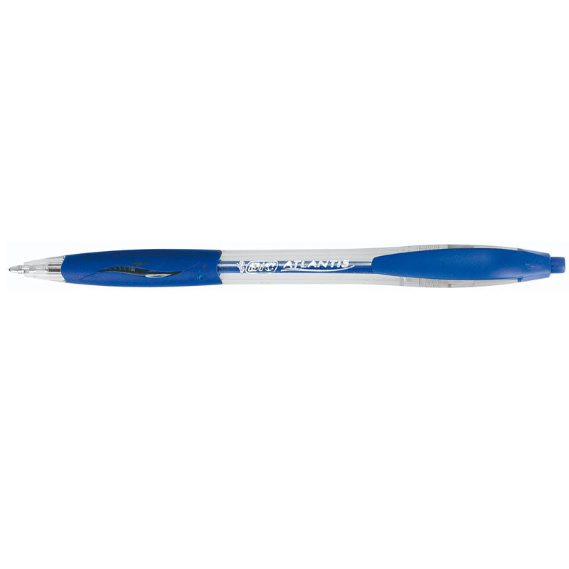 PIX CU MECANISM ALBASTRU GRIP ATLANTIS CLIC BIC