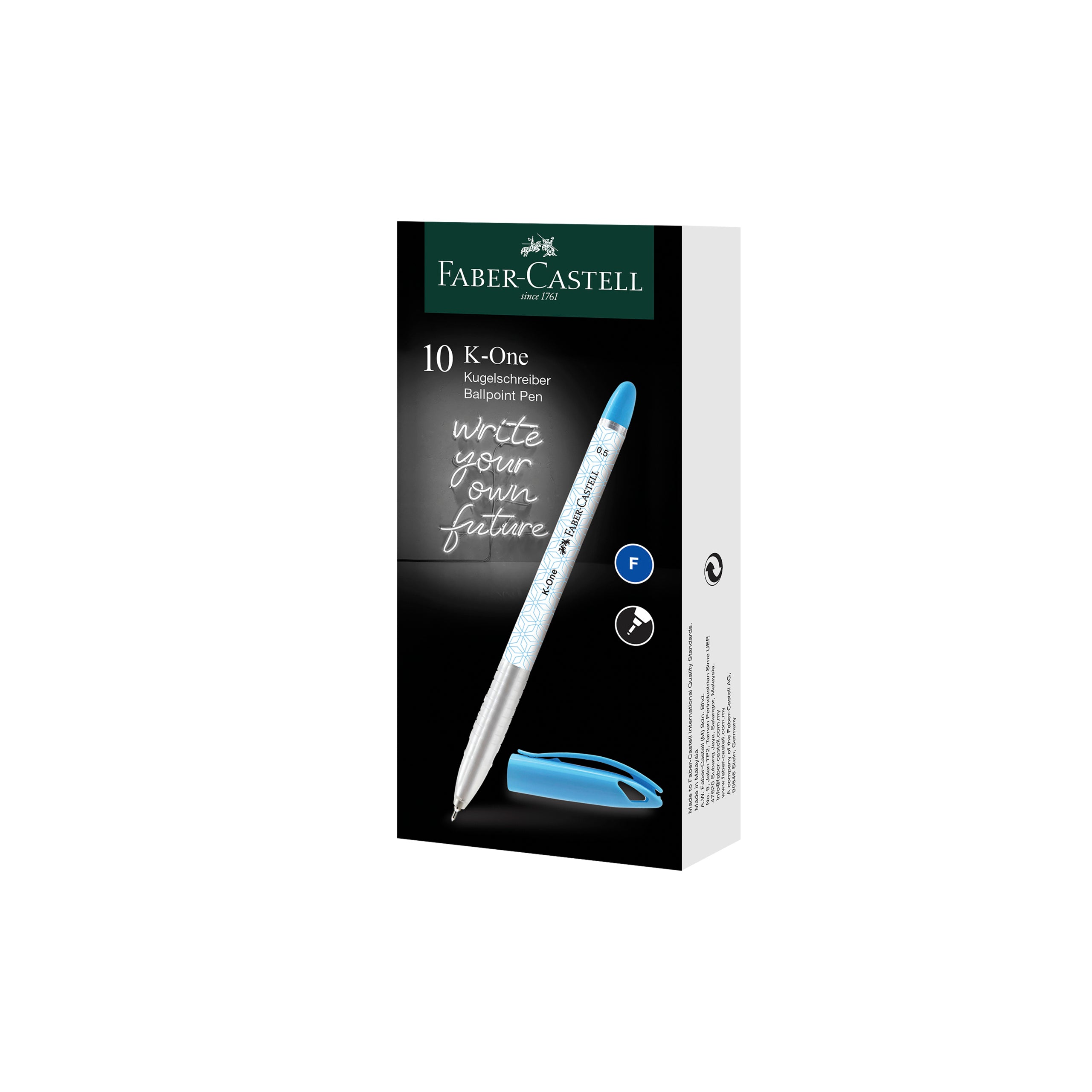 PIX UNICA FOLOSINTA 0.5MM ALBASTRU K1 FABER-CASTELL