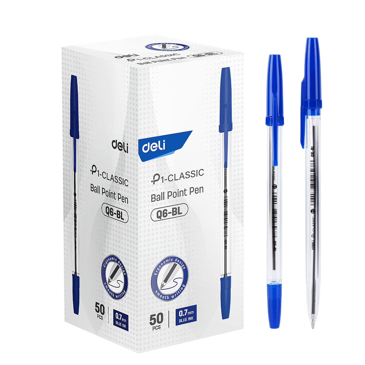 PIX UNICA FOLOSINTA 0.7MM TRANSPARENT ALBASTRU DELI