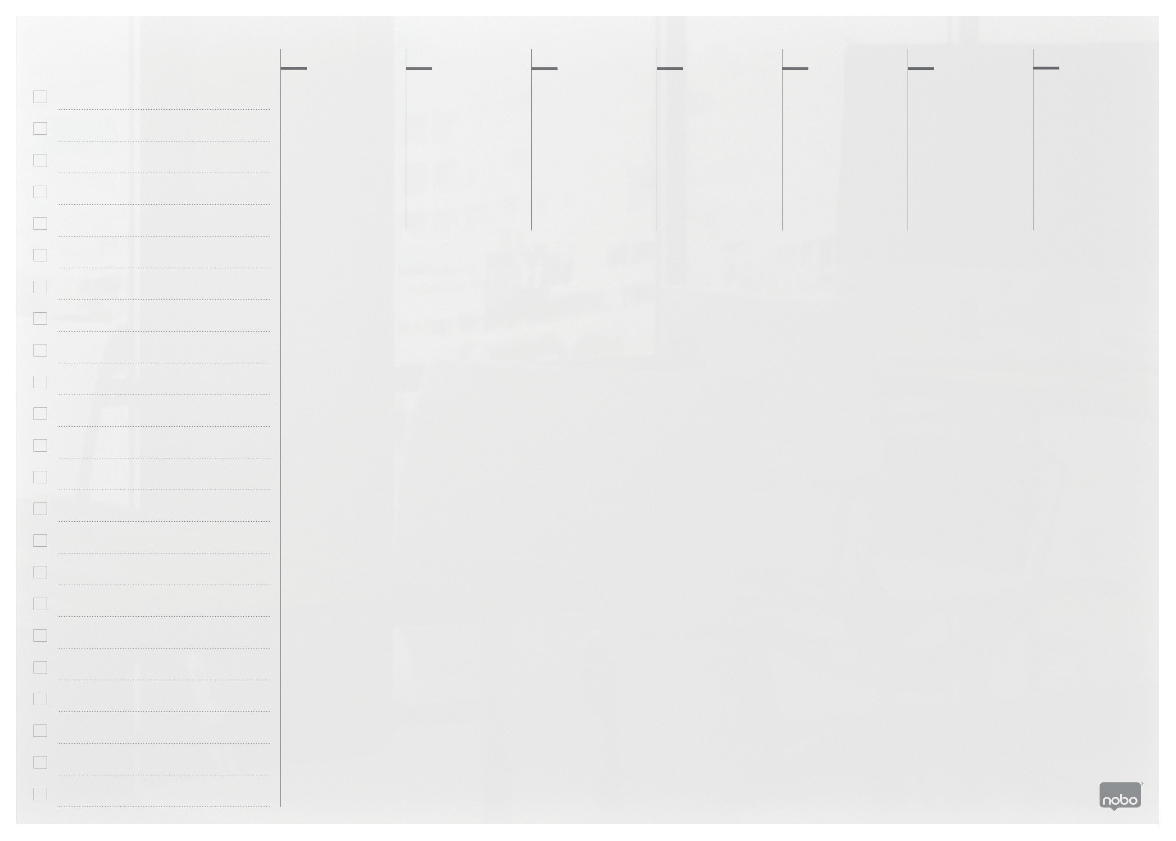 PLANNER SAPTAMANAL ACRYLIC A4 NOBO