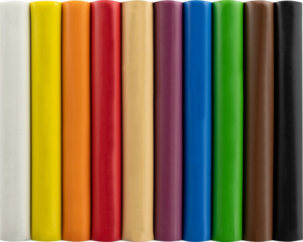 PLASTILINA 10 CULORI 185G EBERHARD FABER