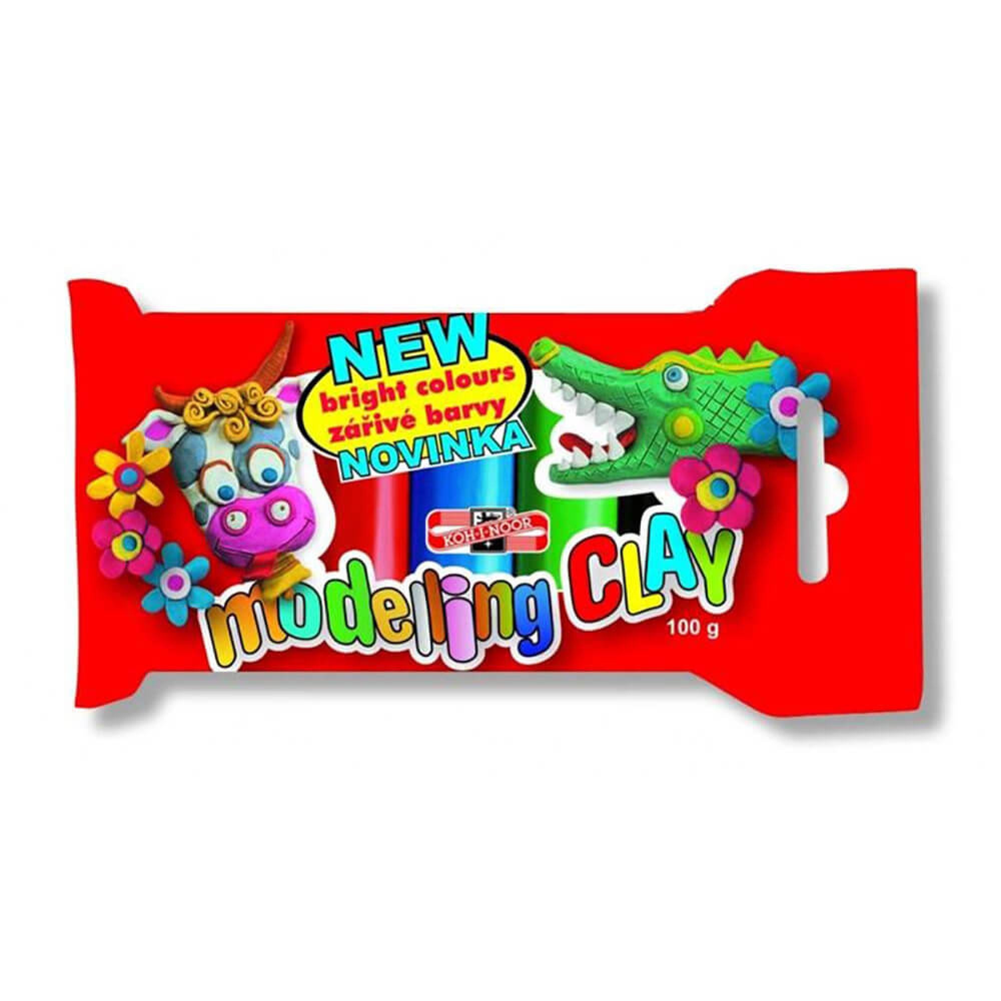 PLASTILINA 5 CULORI 100G KOH-I-NOOR