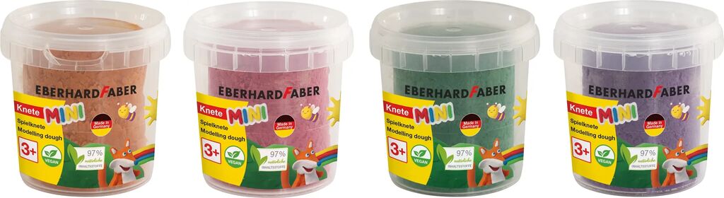 PLASTILINA MODELAJ 4CULORI SPECIALE X 140G EBERHARD FABER