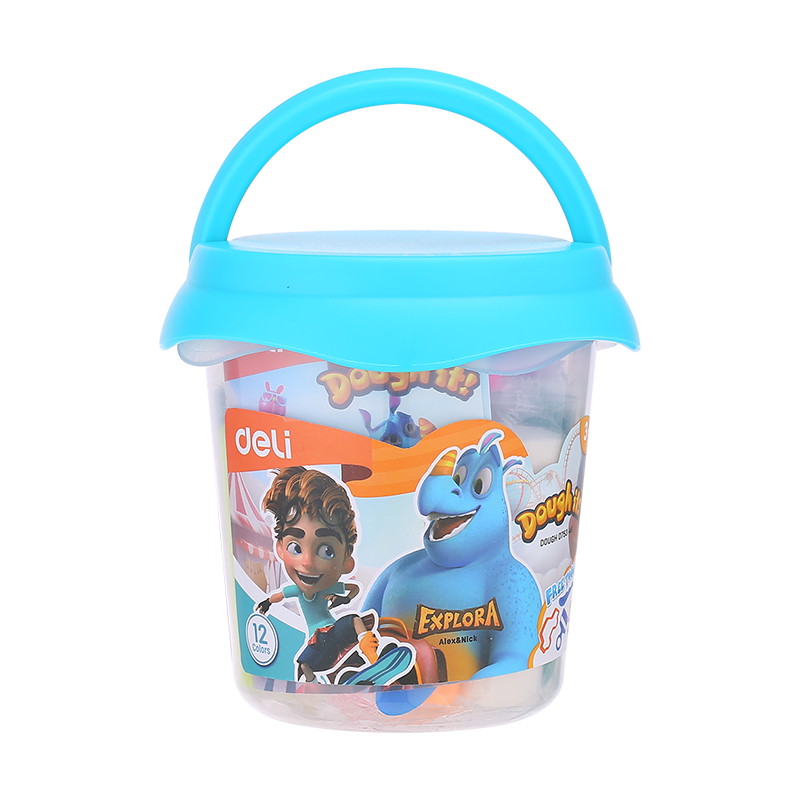 PLASTILINA SOFT GALETUSA 12 CULORI 160G DELI